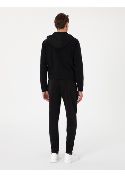 Erkek Siyah Regular Fit Eşofman Altı 50302614-VR046