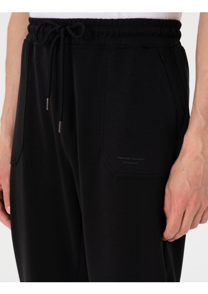 Erkek Siyah Regular Fit Eşofman Altı 50302614-VR046