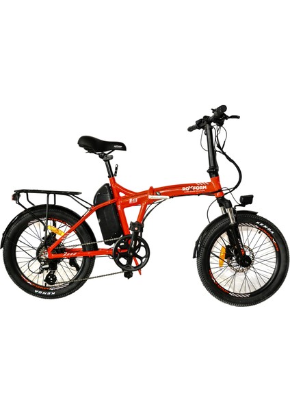 R-111 Elektrikli Katlanabilir Bisiklet 15AH Shimano Altus Hidrolik Fren Alüminyum Kadro