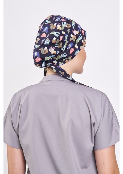 Çizgi Karakterler Lacivert Tesettür Bone modelleri