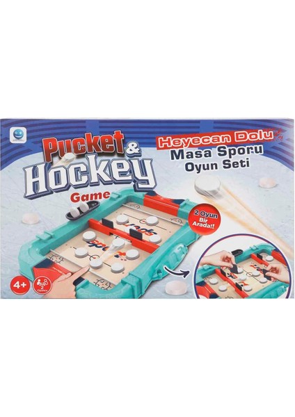2in1 Pucket ve Hockey Oyun Seti S01004597