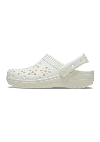 Classic Floral Cut Out Clog T Çocuk Terliği 210944-0WV Krem fiyatları