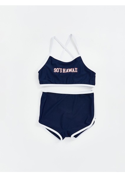 Hızlı Kuruyan Uv Korumalı Kız Çocuk Bikini