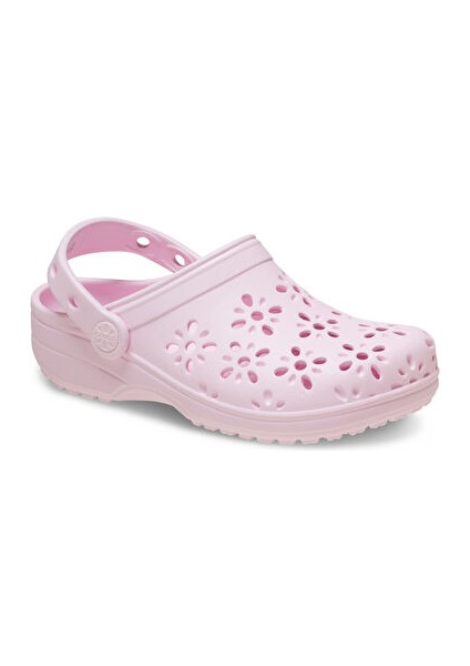 Classic Floral Cut Out Clog T Çocuk Terliği 210944-6ZW Pembe fiyatları