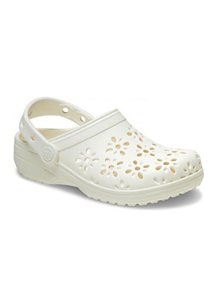 Classic Floral Cut Out Clog T Çocuk Terliği 210944-0WV Krem modelleri