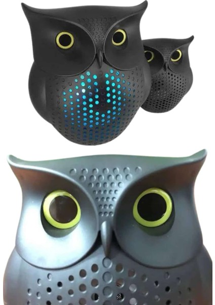Müzik Çalar Bluetooth Hoparlör Speaker 5.0 Kablosuz Baykuş Görünümlü