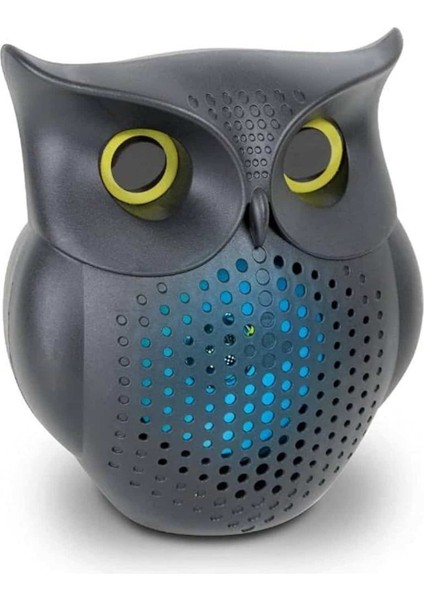 Baykuş Görünümlü Işıklı Bluetooth Speaker Bluetooth Hoparlör