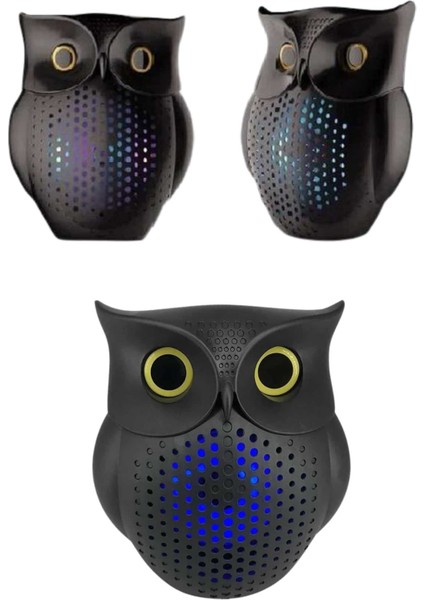 Müzik Çalar Bluetooth Hoparlör Speaker 5.0 Kablosuz Baykuş Görünümlü