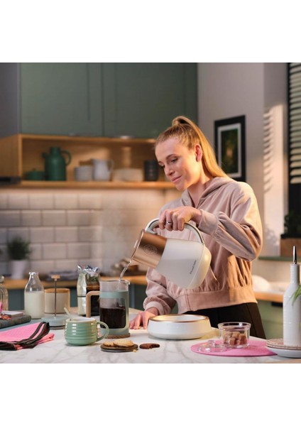 Kettle Glass 1,7l Çaydanlık,bakır, 2400W, Sıcaklık Ayarı 40-100°C, Dijital Ekran