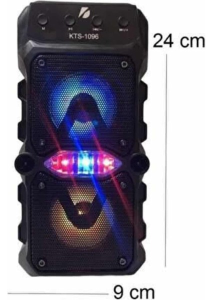 Bluetooth Hoparlör Yüksek Ses Kaliteli Büyük Boy Çift Çıkışlı Ses Bombası