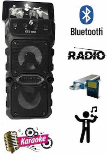 Bluetooth Hoparlör Yüksek Ses Kaliteli Büyük Boy Çift Çıkışlı Ses Bombası