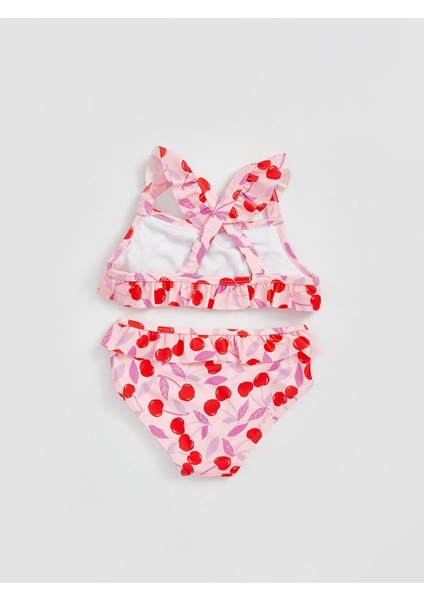 Kiraz Baskılı Kız Çocuk Bikini Takım fiyatları