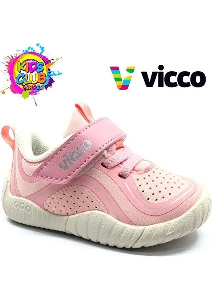 Yaomi Kauçuk Kaymaz Taban Ortapedik Bebe Sneaker Pudra