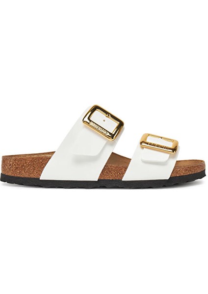 Sydney Cushion Buckle Bf Patent Kadın Terliği 1029438-20344 Beyaz
