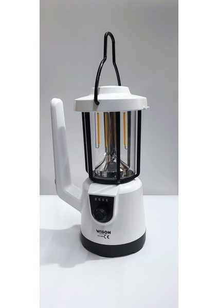 Wıson WS-9595 5 W Şarjlı Işıldak Kamp Feneri Fonksiyonlu LED Aydınlatma