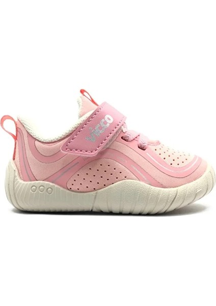 Yaomi Kauçuk Kaymaz Taban Ortapedik Bebe Sneaker Pudra