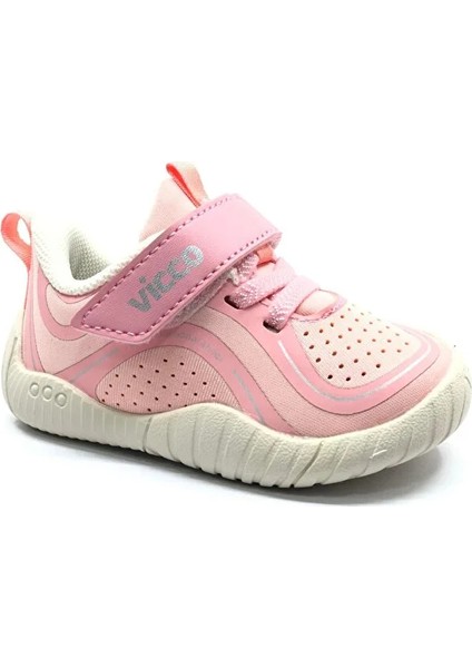 Yaomi Kauçuk Kaymaz Taban Ortapedik Bebe Sneaker Pudra
