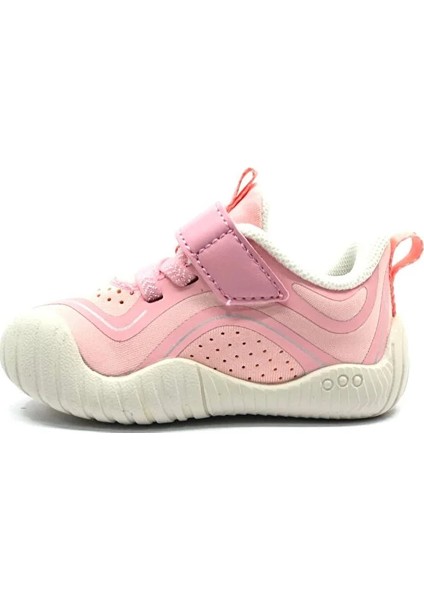 Yaomi Kauçuk Kaymaz Taban Ortapedik Bebe Sneaker Pudra