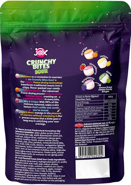 Crunchy Bites Sour (Ekşi) 3 Paket