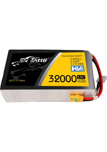 Gens Ace Tattu Lipo Batarya Hv 6s 22.2V 32000MAH 10C