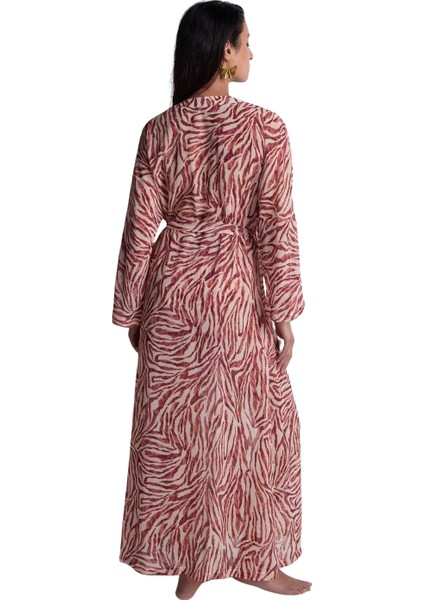 Beach Walk Kimono, Uzun Kollu, Derin Dekolteli, Hafif Plaj Üstlüğü fiyatları
