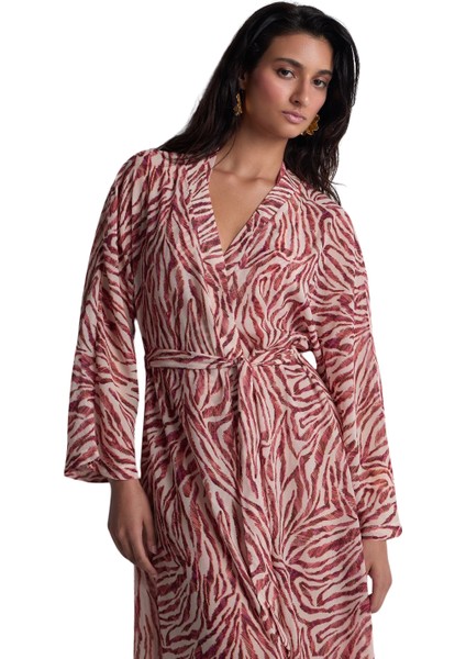 Beach Walk Kimono, Uzun Kollu, Derin Dekolteli, Hafif Plaj Üstlüğü fırsatları