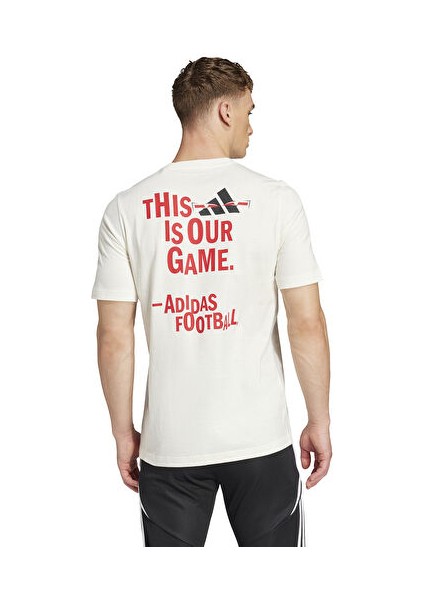 Fun Slogan G T Erkek Antrenman Tişörtü Jd8215 Beyaz