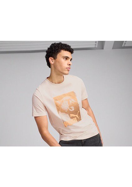 Graphics Photoprint Tee Erkek Günlük Tişört 68483687 Renkli