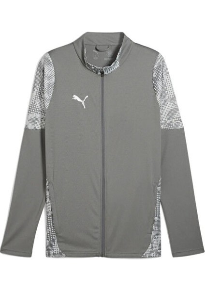 teamcup training jacket erkek futbol antrenman ceketi 65916513 gri