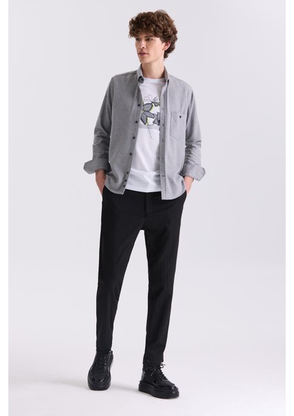 Gri Slim Fit Erkek Gömlek fiyatları