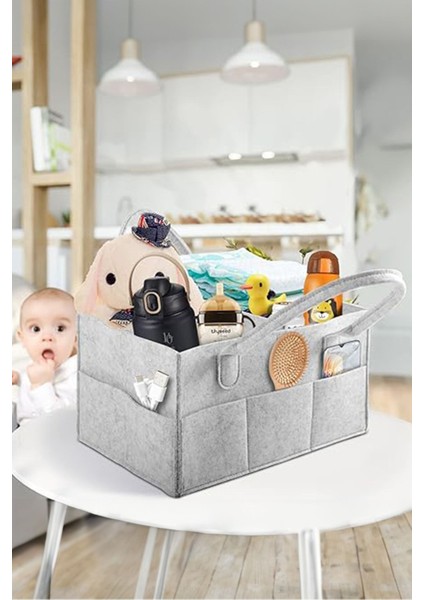 Pratik Düzenleyici Keçe Bebek Bakım Organizeri Anne Bebek Bakım Çantası modelleri