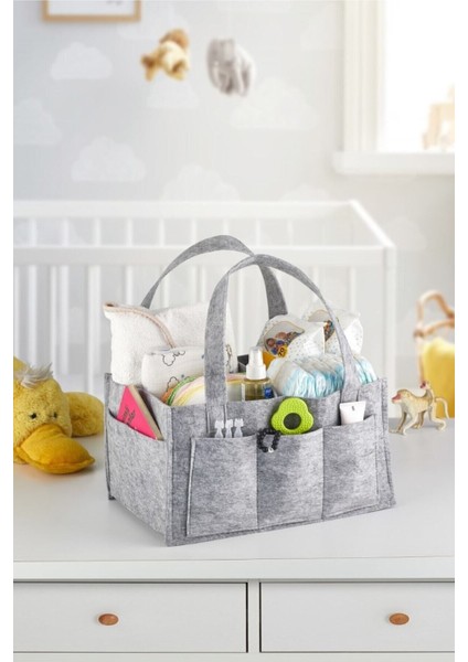 Pratik Düzenleyici Keçe Bebek Bakım Organizeri Anne Bebek Bakım Çantası indirimleri