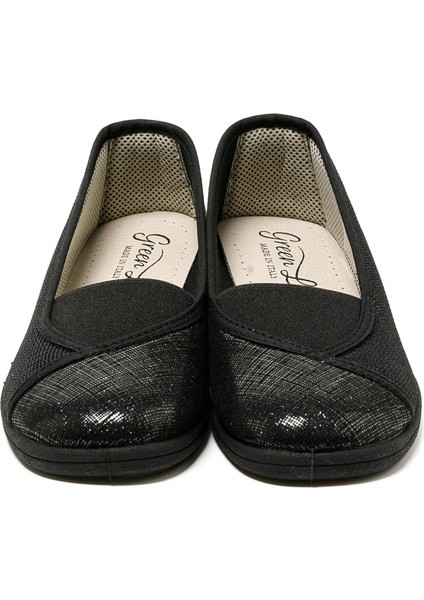 Kadın Sandalet 7337 Green Life Stretch Women's Footwear Black fırsatları