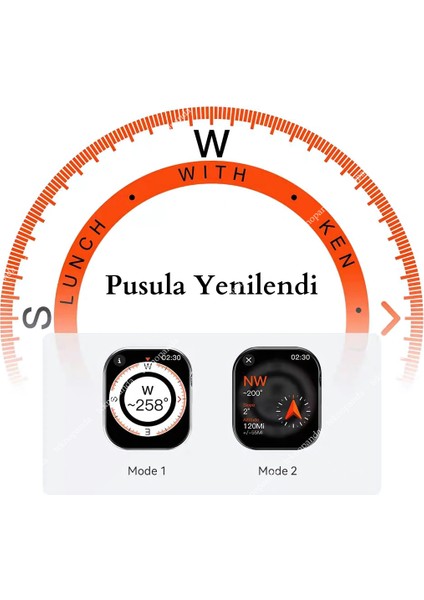Mısawa V16 Pro Max Wifi Özelliği Ile Tüm Uygulamalar Bir Arada Kırılmaz Cam Kılıf ve Kordon Hediyeli