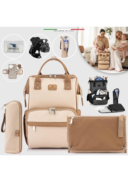 Life Venice 3in1 Anne Bebek Bakım Çantası Bej