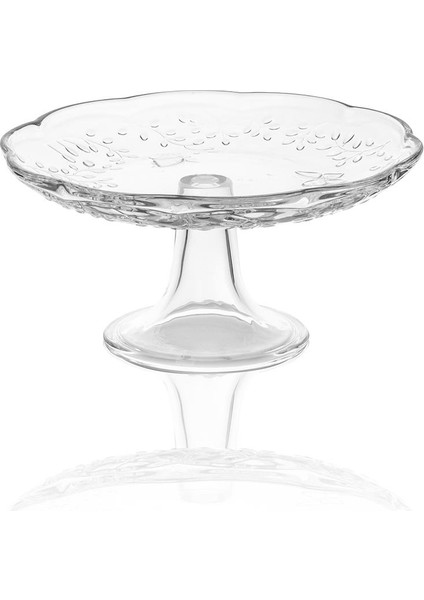 Ayaklı Cam Sunum Tabağı 20X10 cm CAM0500