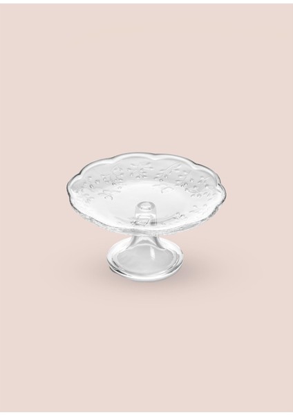 Ayaklı Cam Sunum Tabağı 20X10 cm CAM0500 fırsatları