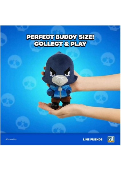 Brawl Stars Yumuşak Kadifemsi Peluş Figür - Crow - 20 cm modelleri