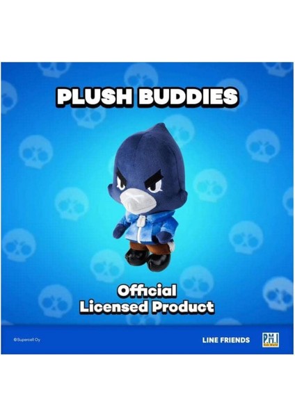 Brawl Stars Yumuşak Kadifemsi Peluş Figür - Crow - 20 cm fırsatları