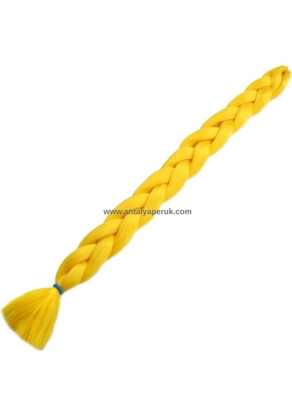 X-Pression Afrika Zenci Örgüsü ve Rasta İçin Sentetik Saç 165 GR LİMON SARISI #YELLOW2