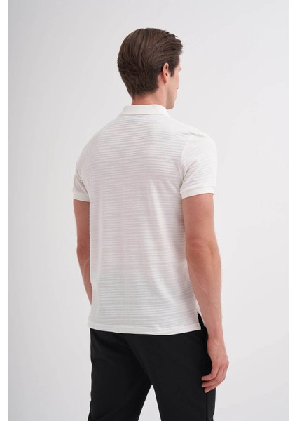 Polo Yaka Ekru Erkek T-Shirt 4221 fiyatları