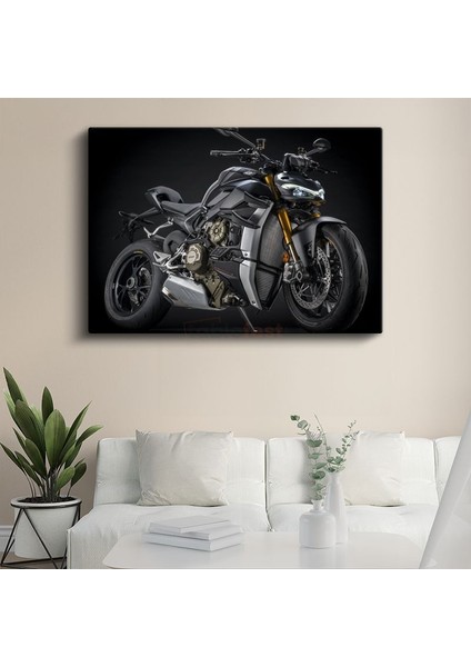 Ducati Streetfighter V4 - Modern Naked Performans Motosikleti Kanvas Tablo