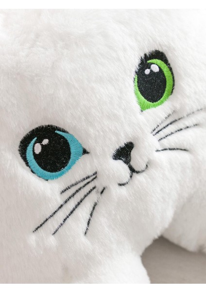 Kedi Görünümlü Pelüş Bebek Kırlent 28 cm modelleri