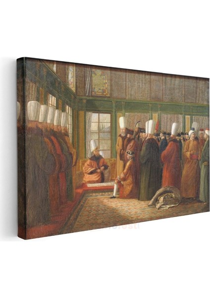 Osman Hamdi Bey - Huzur Meclisi Kanvas Tablo