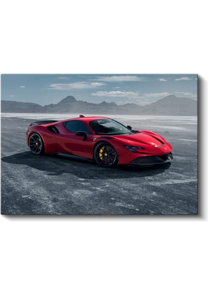 Ferrari'nin Gücü - Ferrari SF90 Stradale Kanvas Tablo fiyatları