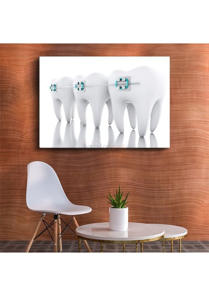 Ortodontist - Modern Ortodonti Teknikleri Kanvas Tablo