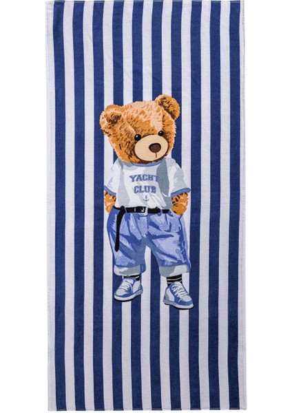 Karişik Ayı Teddy Baskılı Plaj Havlusu 70X150 cm fırsatları