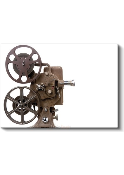 Film Projektörü - Nostaljik Sinema Makinesi Kanvas Tablo
