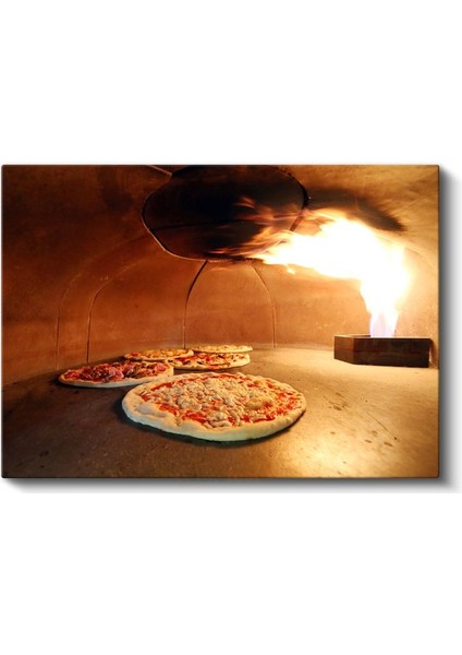 Italyan Pizzası - Taş Fırında Geleneksel Lezzet Kanvas Tablo fiyatları