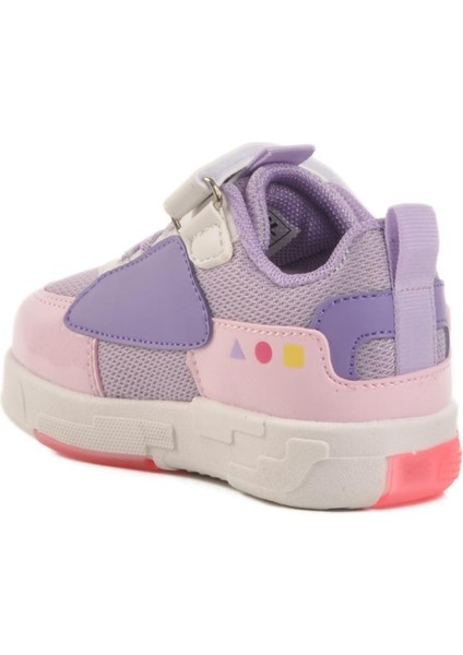 Mor Cırtlı Fileli Işıklı Erkek Çocuk Spor Ayakkabı Legos B fırsatları